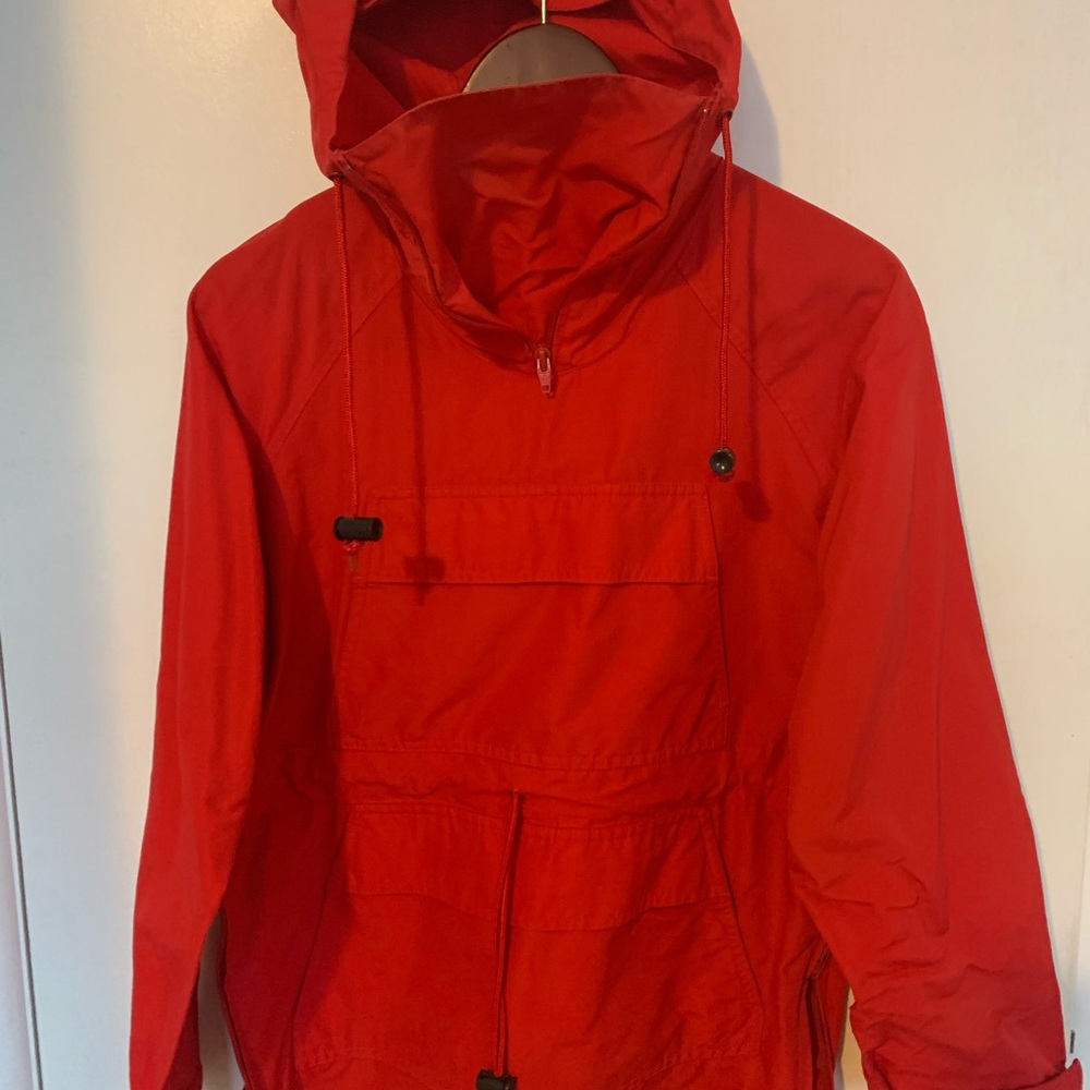 Baysport womens rain jacket, red
